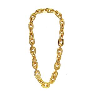 Logo de l'événement américain Collier Jumbo Exagéré Hip-Hop Grande Chaîne Épaisse ABS Fans de Fête de Vacances Drapeaux et Bannières Promotionnels - Product Image 6