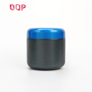Luxury 500ml Customized Protein <b>Jar</b> HDPE Plaste Fitness Supplement <b>Empty</b> Can For Health Products Packaging With Blue Screw Cap - Product Image 4