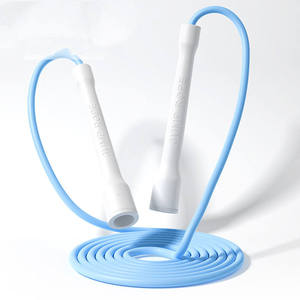 Giá rẻ xách tay 3m PVC có thể điều chỉnh Jump dây thừng bỏ qua Rope Trọng lượng giảm cân jump rope phòng tập thể dục tập thể dục - Product Image 1