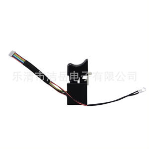 สวิตช์เครื่องเจียร์ลิเธียมไอออน 18V มอเตอร์ไร้แปรงถ่าน 8 9 สาย พร้อมไฟกันฝุ่น สำหรับเครื่องมือไฟฟ้า - Product Image 3