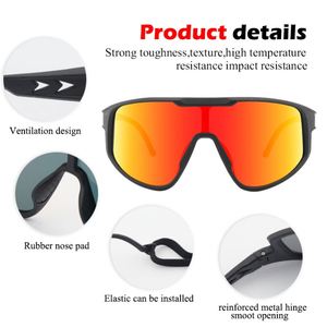 Lunettes de soleil de sport polarisées Tr90 pour le cyclisme en plein air avec logo personnalisé et protection UV400 - Product Image 5