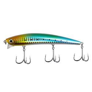 Leurre de pêche Laser Minnow 120mm/19.3g, appât artificiel bionique à mouvement oscillant, avec hameçon à plumes, wobbler Pesca pour la pêche au black-bass et au <span class=keywords><strong>brochet</strong></span> - Product Image 1