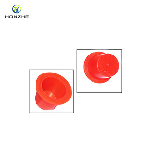 Tapón Protector Cónico Hanzhe, Rojo, de Plástico, con Rosca Interna, para Uso Industrial - Product Image 1