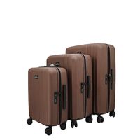Ensemble de bagages sur mesure, fabrication directe d'usine, grande capacité, 3 pièces, pour hommes et femmes, valise de cabine en PC