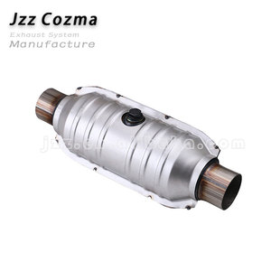 Convertidor Catalítico Universal de Alto Flujo con Protección Térmica y Puerto O2 TWC, Entrada/Salida Delantera de 68 mm, Catalizador Cerámico - Product Image 3