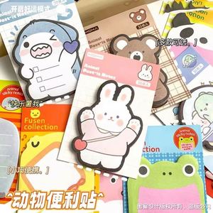 Custom Self-Adhesive Cartoon <b>Animal</b> Shape Notes for Students Office Use-Variety of Characters in Stationery Marking Supplies - Product Image 2