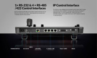 Controlador de Cámara PTZ AVMATRIX PKC4000 con Pantalla Táctil de 5 Pulgadas, NDI, ONVIF, PoE+, Tally para Transmisión en Vivo y Estudio