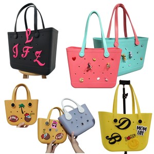 Sacs à main pour femmes en silicone, chaussures en mousse EVA d'été, breloques pour chaussures en PVC, accessoires pour chaussures - Product Image 2