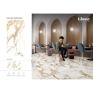 Azulejos de Porcelana de Mármol Antiguo Personalizados 600x1200mm Colección de Fabricación OEM para Pisos y Paredes - Product Image 5