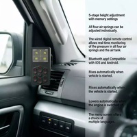 Sistem Suspensi Udara DOWN Brand Controller dengan Pengaturan dan Kontrol Aplikasi Bluetooth Seluler.