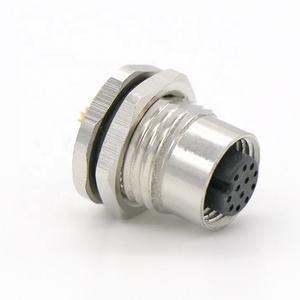 M5 M8 M12 M16 7/8 M23 không thấm nước Hàn <span class=keywords><strong>PCB</strong></span> bảng điều khiển gắn kết ổ cắm, Nam-Nữ cắm, 3P <span class=keywords><strong>4P</strong></span> 5P 6P 8p nhựa Cáp cảm biến - Product Image 1