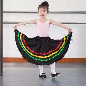 Robe de danse pour filles, style Ballet de Pékin, Académie Royale de Danse, pour examens et danse de personnage, tutu et jupes de pratique de ballet russe en polyester - Product Image 4