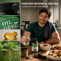 Complexe d'huile d'origan naturel et d'huile de nigelle, complément alimentaire à base de plantes pour soutenir la santé immunitaire, digestive et cutanée