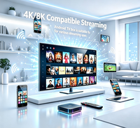 Decodificador IPTV Personalizado 8K Smart 6G 12G Android 14, Gran Venta 2026, Prueba Gratuita y Envío Gratuito