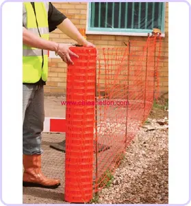 1x50m maille en plastique HDPE orange filet de barrière d'avertissement de sécurité industrielle