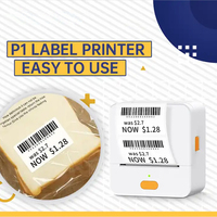 Handheld 20-58mm Mini Impresora Portatil Wireless Thermal Printer untuk Percetakan Label perhiasan Label harga stiker nama