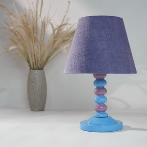 Modern Lacquer Night <b>Light</b> Handmade Wooden Bedside Lamp Elegant Ambient Glow Desk <b>Light</b> for Bedroom Decor - Product Image 3