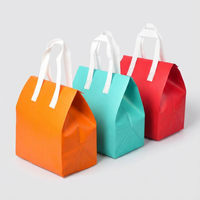 Sacs isothermes jetables recyclables en gros, avec poignée en aluminium, personnalisables, durables, isolés, pour plats chauds/froids à emporter