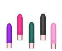 USB-Aufladbarer Bullet Vibrator Leistungsstarker Vibrierender Dildo Massagegerät 10 Vibrationsmodi Kabellose Fernbedienung Mini Klitoris G-Punkt Stimulator