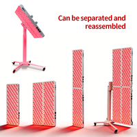 REDSKY 6000W Panneau de luminothérapie infrarouge rouge pour le corps entier, physiothérapie, soulagement de la douleur, 4 en 1