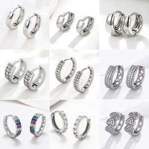 <span class=keywords><strong>XUPING</strong></span> Joyería al por Mayor 2026 Nuevo Diseño Coreano Flor de Moda Zirconia Colorida Cobre Aretes de Aro de Moda para Mujer - Product Image 4