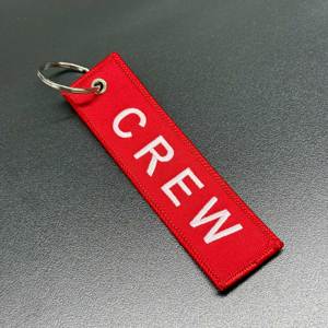 Double-Sided Embroidered Keychain for Bag Car & Hiking Gear Promotional Carabiners