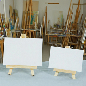 Fq thương hiệu có thể gập lại bằng gỗ phấn viết bảng gỗ vẽ bảng đứng vải ráp trống mini nghệ thuật giá vẽ cho trẻ em - Product Image 3