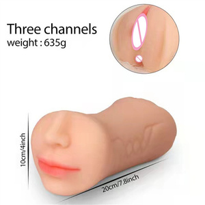 Drop Shipping Realistic <strong>Vagina</strong> Anal Male <strong>Masturbator</strong> Silicone Soft Tight <strong>Pussy</strong> Toys for Men <strong>Masturbator</strong> - Product Image 3