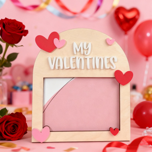 <span class=keywords><strong>Cornice</strong></span> Fotografica Mini PAFU 2026 per San Valentino, Design a <span class=keywords><strong>Cuore</strong></span> 3D in <span class=keywords><strong>Legno</strong></span> per Magnete da Frigo, Regalo di Anniversario e Ricordo Romantico - Product Image 5