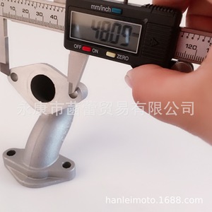 Pieza de Repuesto para Motor de Motocicleta ATV CUXI 110/125cc, Curva de Admisión de Aire 43 #   Conector de Carburador - Product Image 3