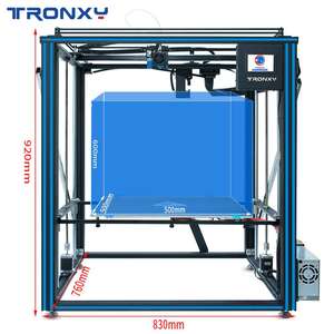 TRONXY <span class=keywords><strong>X5SA</strong></span>-500 <span class=keywords><strong>PRO</strong></span> Rail de guidage Version 500*500*600mm grande taille CNC imprimante 3d Corexy pilote Ultra-silencieux Impresora 3d - Product Image 6