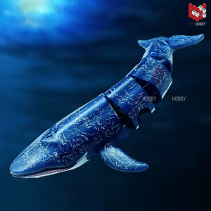CY HOBBY Control remoto Ballena Azul juguete de buceo para niños plástico eléctrico Sígueme función 5-6M rango interior/exterior rociador de agua - Product Image 2