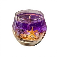 MSDS Handgemachte Ozean-Stil Aromatherapie-Gelkerzen Valentinstag-Geschenk Dekorationskerzen