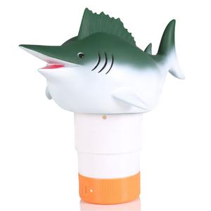 Gran oferta, dispensador de <span class=keywords><strong>pastillas</strong></span> de agua flotante de dibujos animados de pez espada, drower de <span class=keywords><strong>pastillas</strong></span> de piscina de plástico <span class=keywords><strong>para</strong></span> desinfección de piscinas - Product Image 1