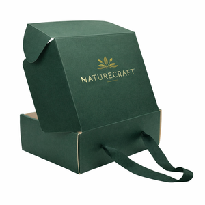 กล่องไปรษณีย์สำหรับรองเท้าและเสื้อผ้า กล่องบรรจุภัณฑ์อีคอมเมิร์ซ กล่องไปรษณีย์ลูกฟูก E Flute แบบพับได้ กล่องไปรษณีย์แบบกำหนดเอง - Product Image 1