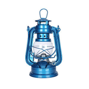 Grande capacità Vintage vetro cherosene lampada a olio con manopola di controllo del fuoco rustica decorazione appesa per campeggio arrampicata uso domestico - Product Image 3