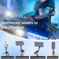 Support de téléphone universel en alliage d'aluminium à rotation 360° avec fixation magnétique, trépied, griffe froide 1/4'' et support de bureau Arca, maintien flexible et sécurisé