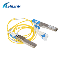 Transceiver Fibre Optique Hilink 100G Ethernet DWDM QSFP28 80KM SMF Double Connecteur SFP CS DOM