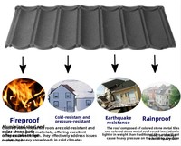 Tôles de toiture ondulées en acier zingué aluminisé, imperméables et isolées, type tuiles à sept vagues, pour toitures de villas et de maisons