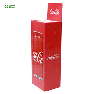 Expositor de Cartón Impreso Personalizado con Base para el Suelo y Cabecera con el Nombre de la Marca para Promoción de Productos en Tiendas de Bebidas - Product Image 1
