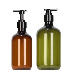 <b>Shampoo</b> Bottle Shower Gel Bottle Lotion Bottle 300ml 500ml Pump Dispenser With Pump Head For Body Care Packaging - Product Image 1