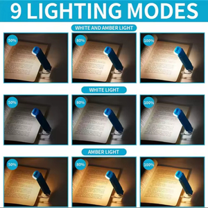 CITICITY Lampe de lecture LED moderne rechargeable par USB, marque-page flexible, mini lampe de chevet pour enfants - Product Image 2