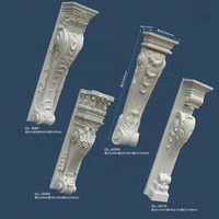 Corsage en polyuréthane de haute qualité, éléments décoratifs pour cheminée, décoration d'entrée