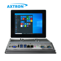 Axtron 10,4 pouces PC industriel tout-en-un avec écran tactile, étanche IP65, sans ventilateur, Windows/Linux, tablette embarquée robuste, en stock