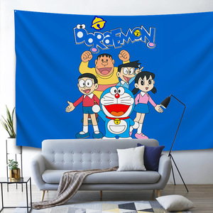 Personalizado hogar 3D Digital impresión de <span class=keywords><strong>Doraemon</strong></span> Anime de dibujos animados tapiz de pared - Product Image 1