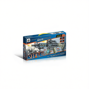Fucile Giocattolo Elettrico M416 con Suoni e Luci per Bambini da 8 a 13 Anni, in Plastica, Alimentato a Batteria - Product Image 1