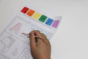 Peinture DIY à <span class=keywords><strong>l</strong></span>'<span class=keywords><strong>eau</strong></span>, livre <span class=keywords><strong>de</strong></span> peinture à <span class=keywords><strong>l</strong></span>'aquarelle, la princesse et le cheval blanc - Product Image 5