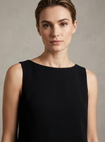Robe maxi haut de gamme pour femmes, sans manches, en acétate, tissu lisse et respirant, motif uni élégant, lavable, service OEM importé