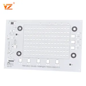 Yizhuo placa pcb eletrônica led, montagem impressa da placa de circuito, usado para a fonte de alimentação, teclado, etc.