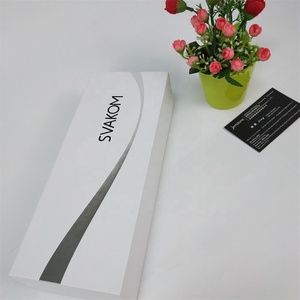 Dùng Một Lần Các Tông Món Quà Màu Trắng Bạc Pha Lê Hộp Đồ Trang Sức Với Giấy <span class=keywords><strong>Inlay</strong></span> - Product Image 2